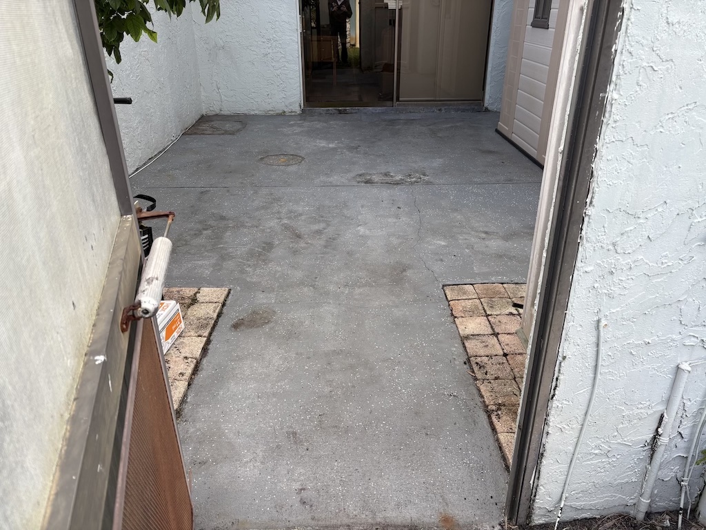 Before garage transformation