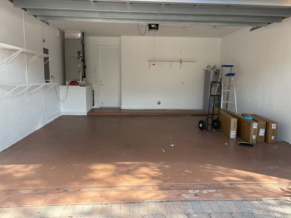 Before garage transformation