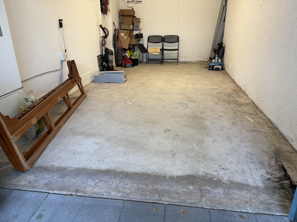 Before garage transformation